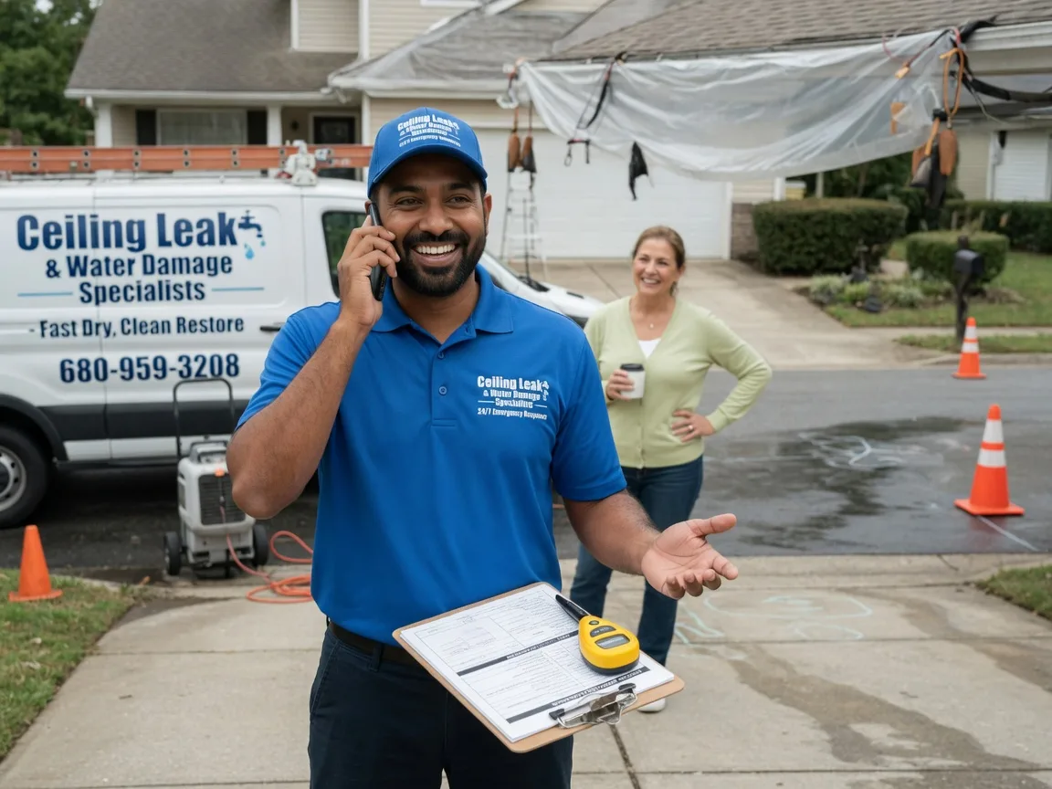Ceiling Leak Cleanup Salt Rock, WV FAQs